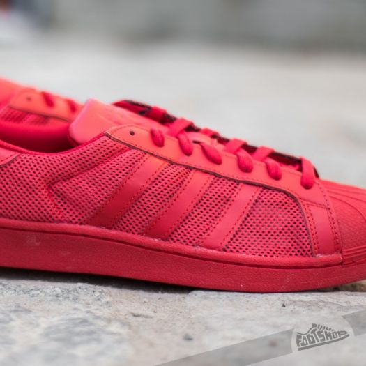 Adidas Superstar Adidas Red Color Men's Shoes Adidas Superstar 80s