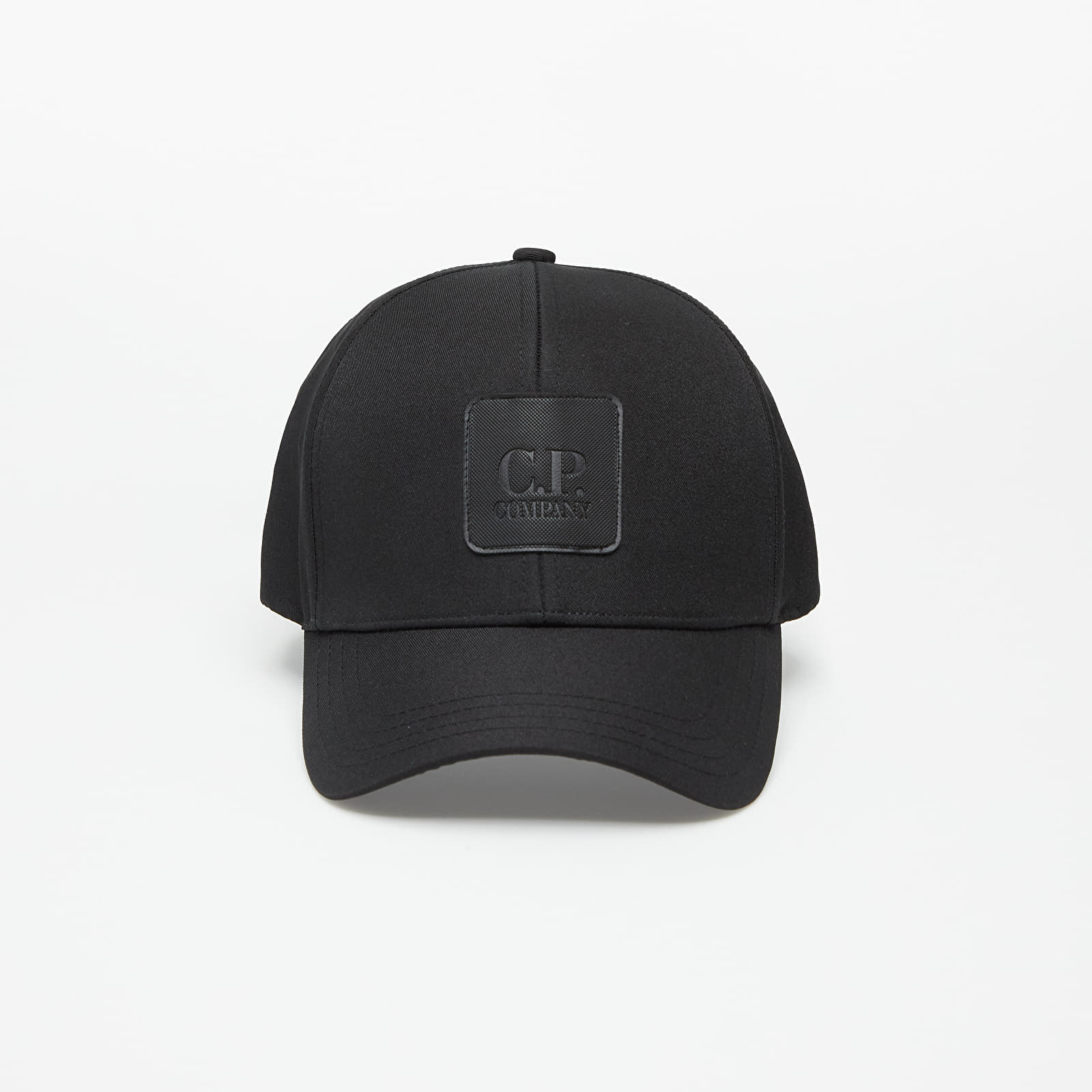 Caps C.P. Company Twill Logo Badge Cap Black
