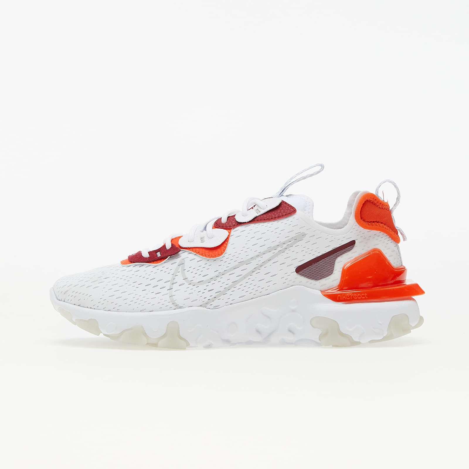 Men s shoes Nike React Vision White Lt Smoke Grey Team Orange Team Red Footshop