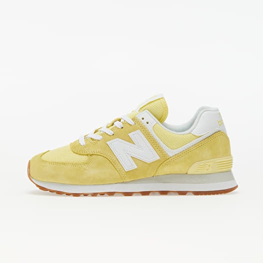 All yellow new balance 574 top