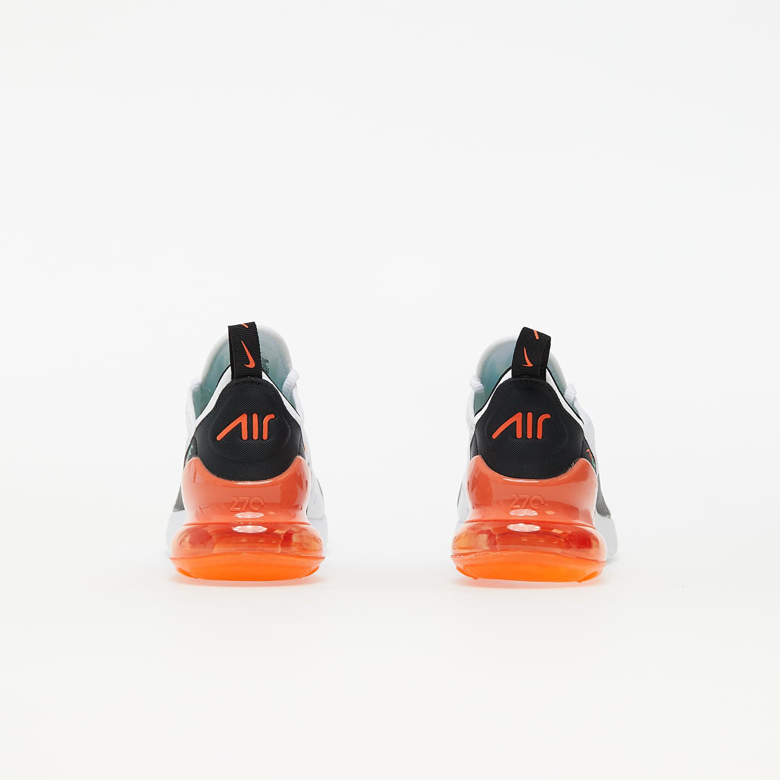 Sneaker und Schuhe fur Kinder Nike Air Max 270 GS White Turf Orange Stadium Green Black Footshop