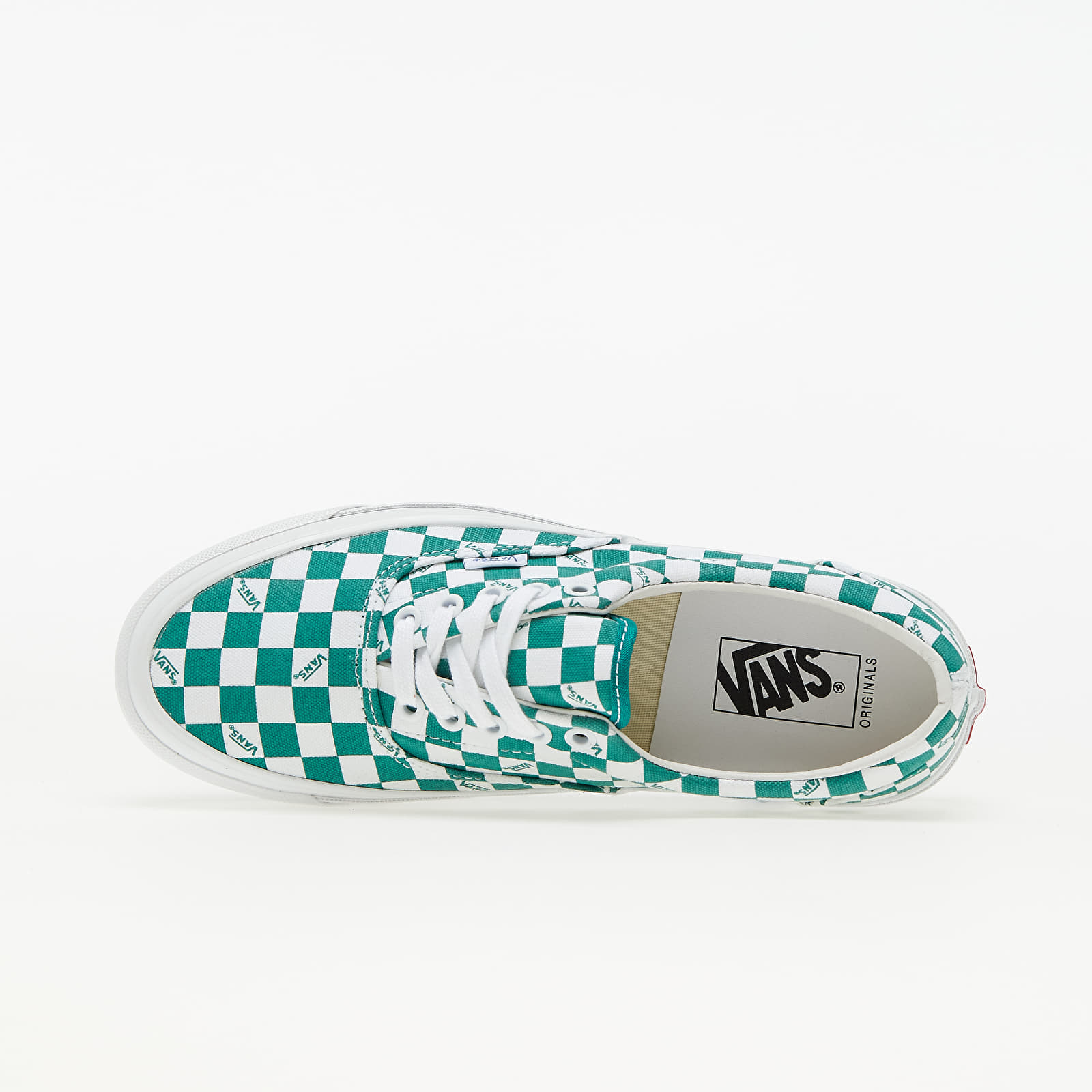 Men s shoes Vans Vault OG Era LX Canvas Checkerboard Logo Footshop