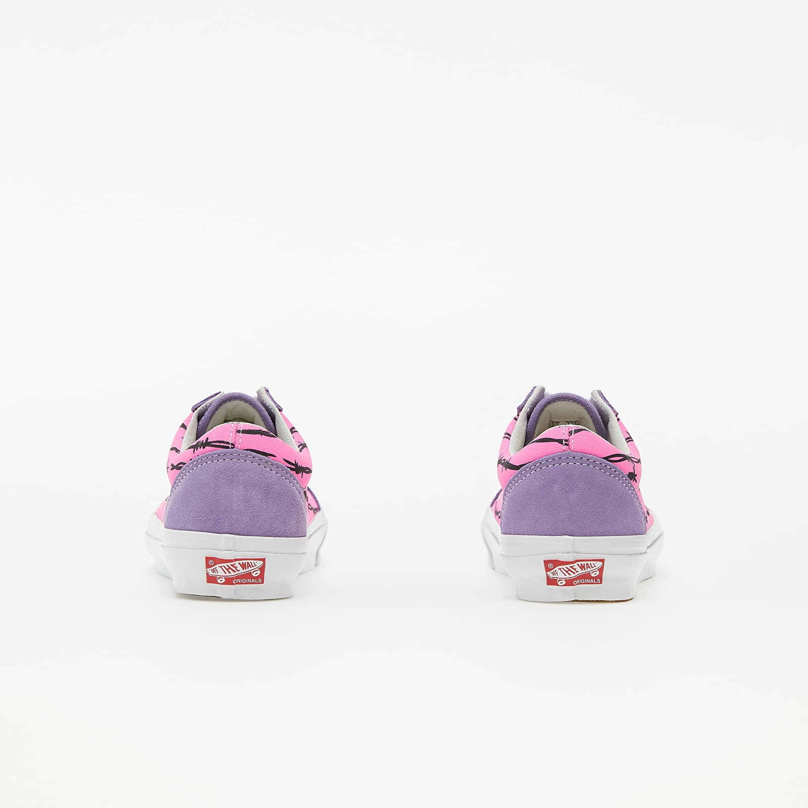 Men's shoes Vans Vault Old Skool NS OG LX (Suede/ Canvas) Barbed Wire/ Pink