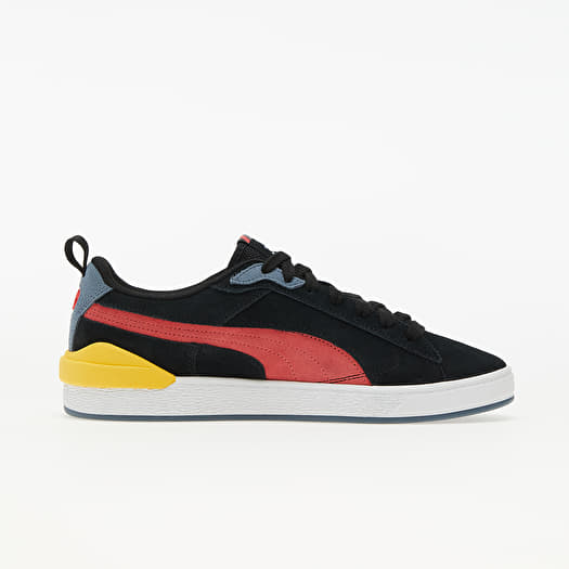 Men s shoes Puma Suede Bloc Puma Black Paradise Pink Footshop