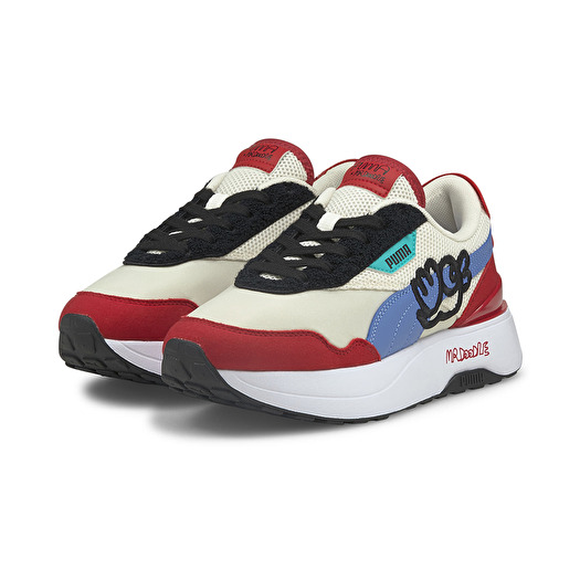 Women's shoes Puma Cruise Rider Mr Doodle Eggnog-Ultramarine | Footshop