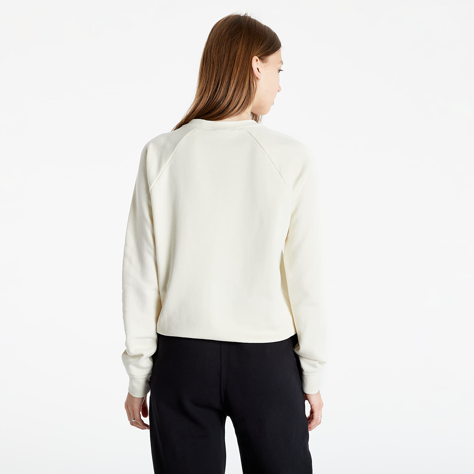 Hoodies and sweatshirts  Nike Sportswear Essential Women's Fleece Crew Coconut Milk/ Black