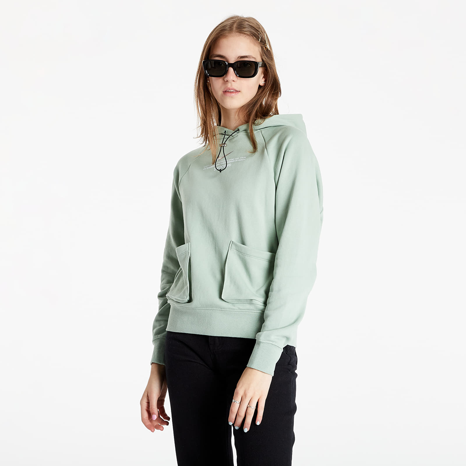 Nike swoosh outlet women's hoodie