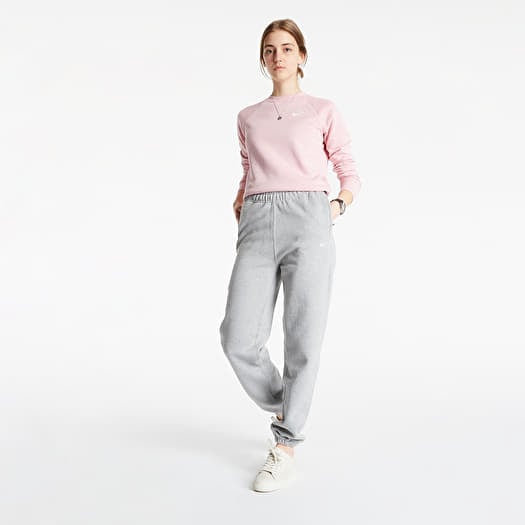 Pants and jeans NikeLab Women's Fleece Pants Dk Grey Heather/ White
