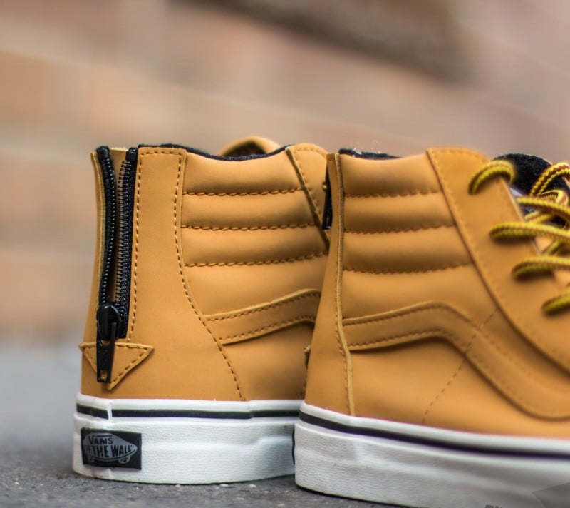 Kids sneakers and shoes Vans Sk8 Hi MTE Honey Leather