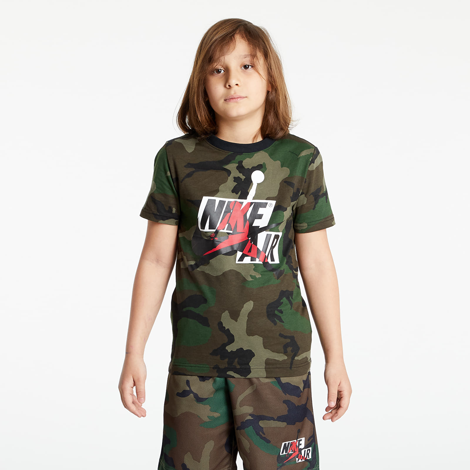 Detské tričká a tielka Jordan Boy's Jumpman Classics TEE Camo
