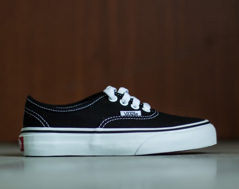 Sneakers Vans K Authentic Black/ True White - 1 | YEO