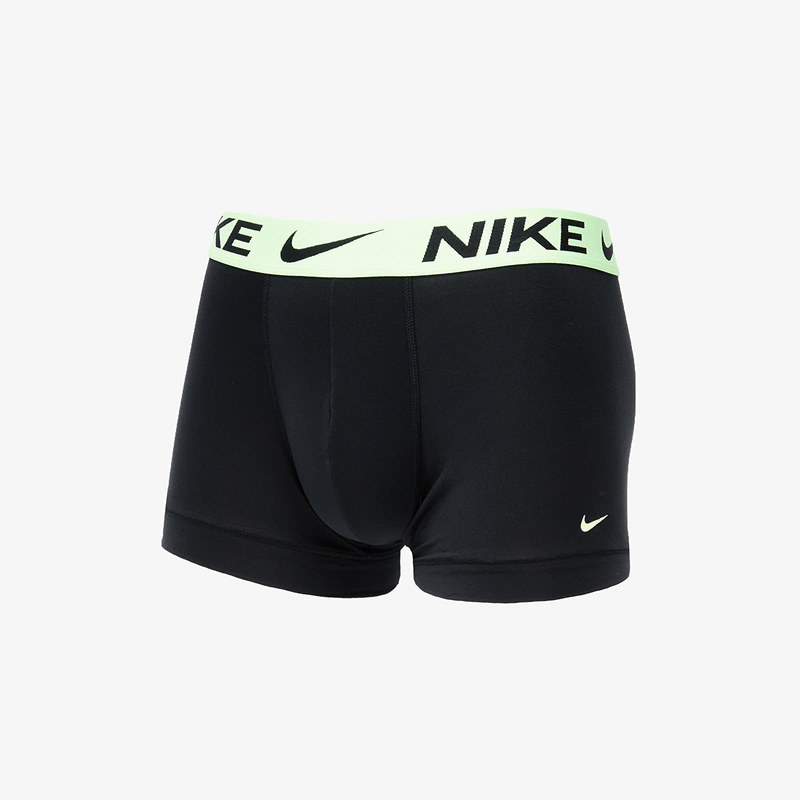 Vyriški apatiniai drabužiai Nike Trunk 3 Pack Black W. Green/ Lime /Black