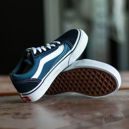 Sneaker und Schuhe für Kinder Vans Kids Old Skool Navy/ True White |  Footshop