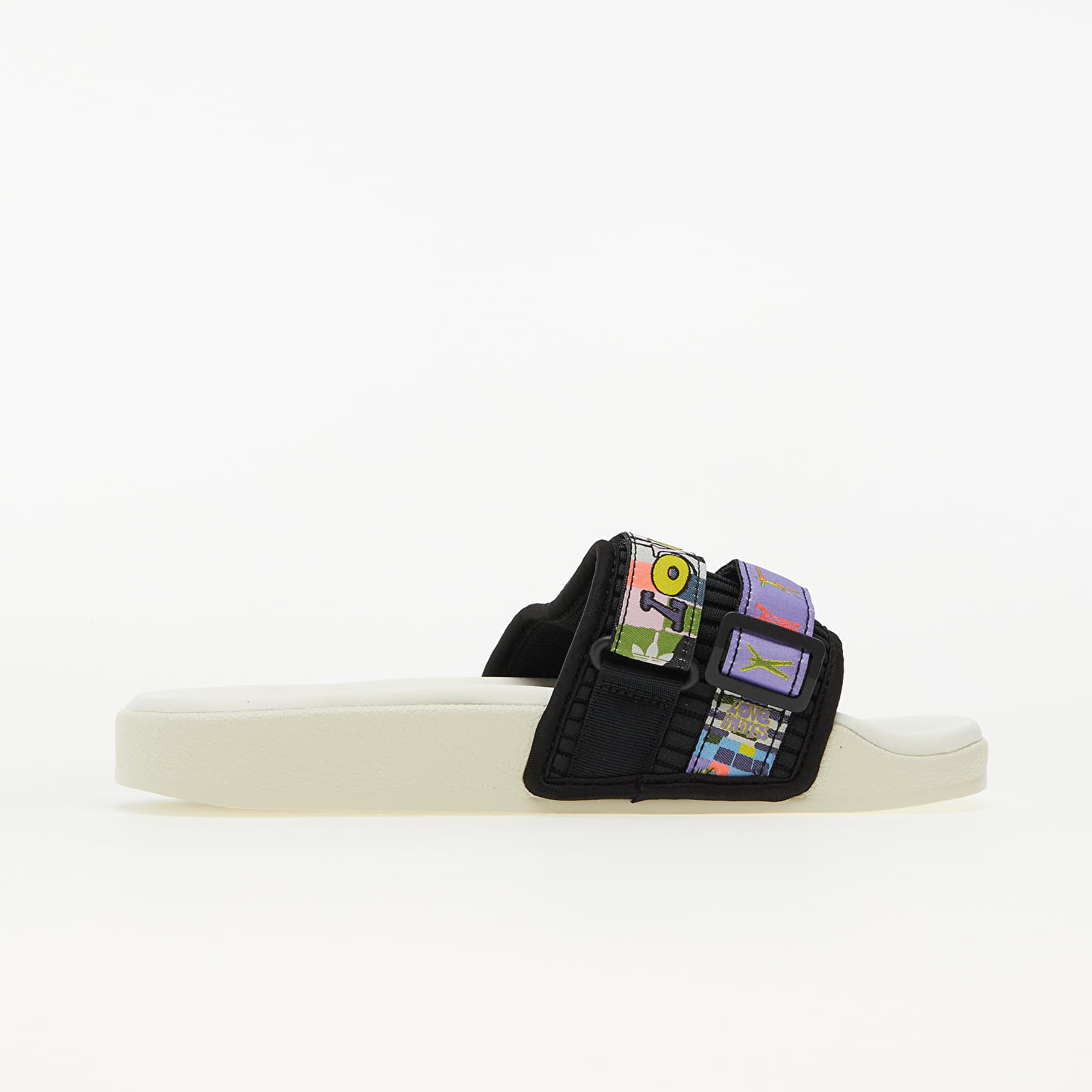 Încălțăminte și sneakerși pentru bărbați adidas Adilette Sandal 2.0 Off White/ Core Black/ Light Purple