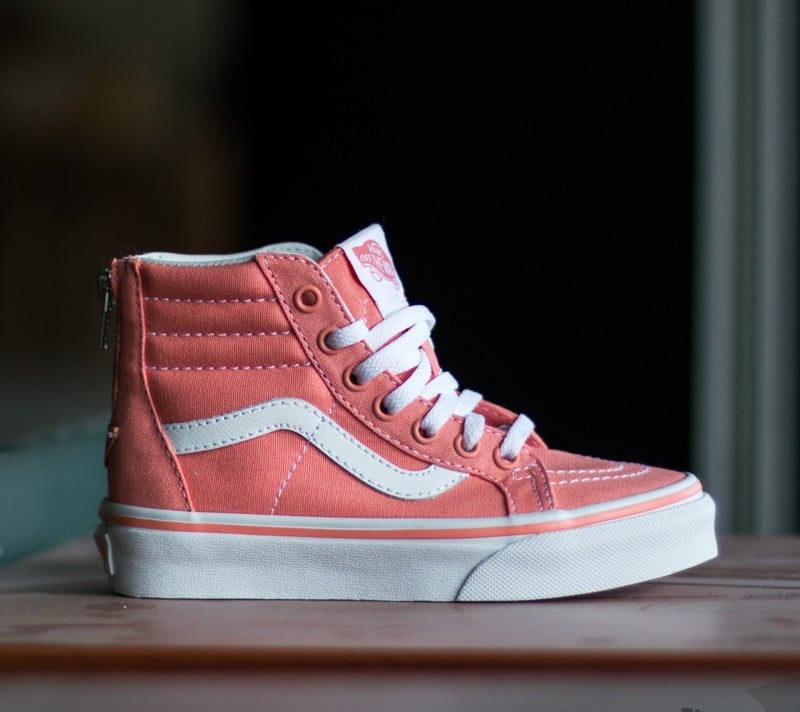 Sneaker und Schuhe für Kinder Vans SK8-Hi Zip Desert Flower/ True White