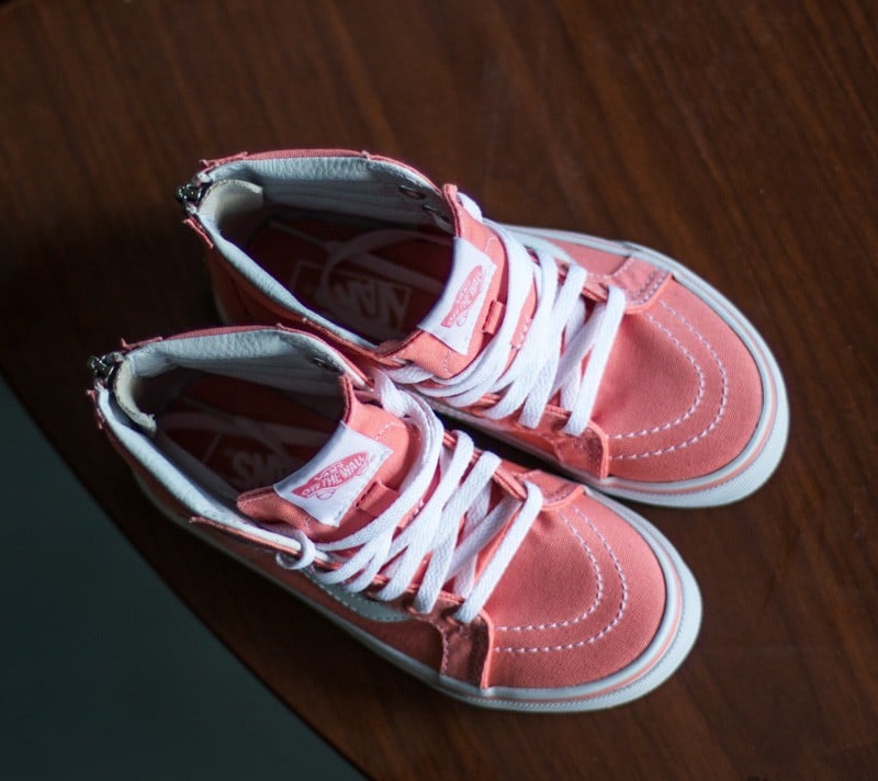 Sneaker und Schuhe für Kinder Vans SK8-Hi Zip Desert Flower/ True White