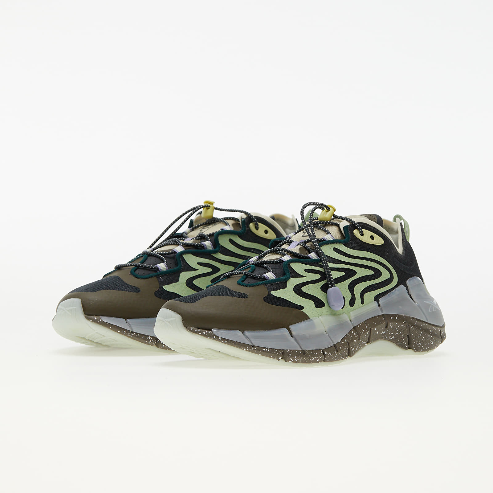 Herren Sneaker und Schuhe Reebok Zig Kinetica II True Grey 8/ Terrain Grey/ Aloe Green