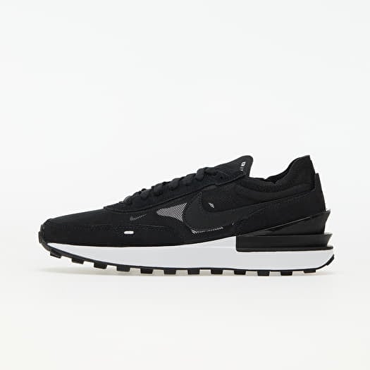 Nike waffle black and white cheap