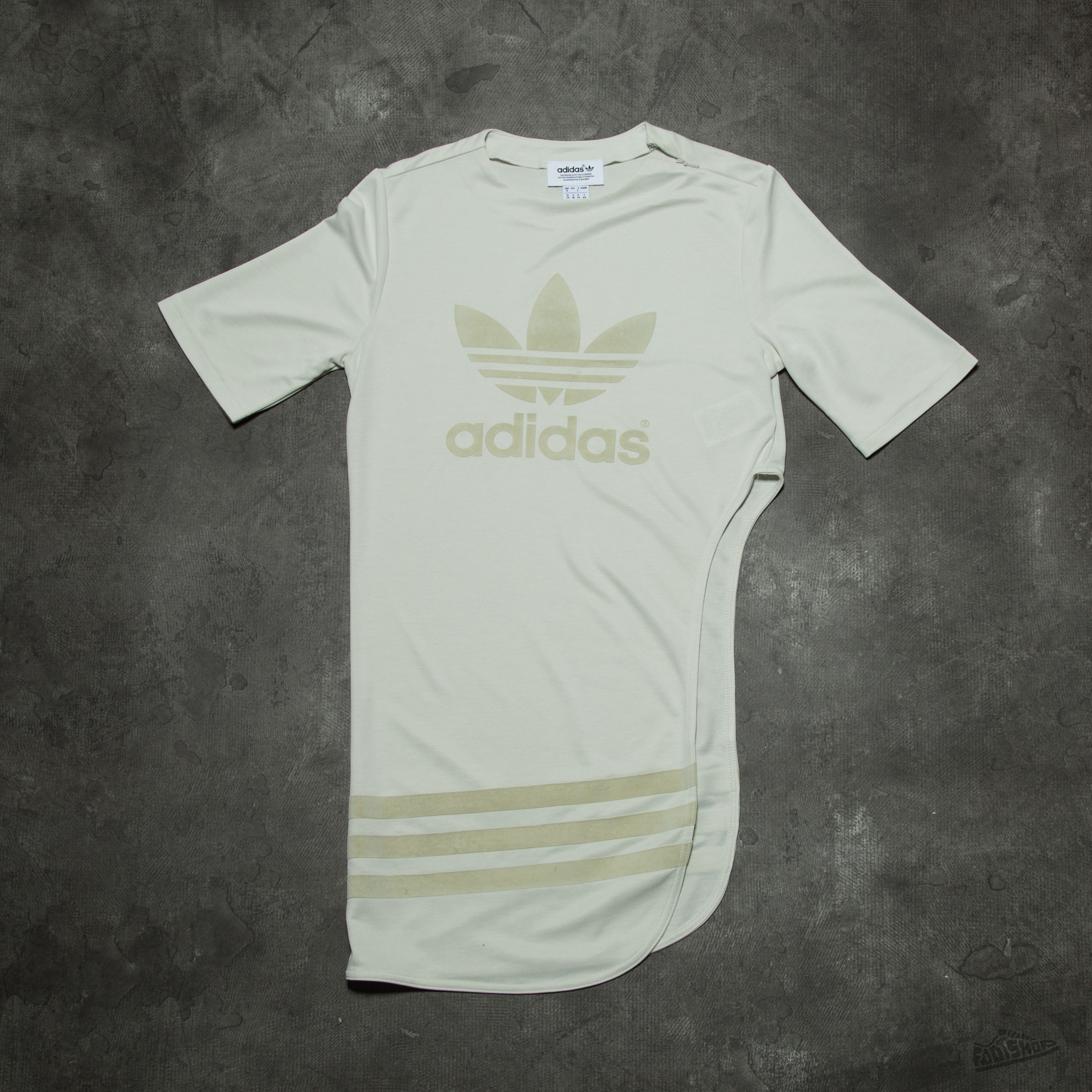 Topy adidas Asymetric Tee White