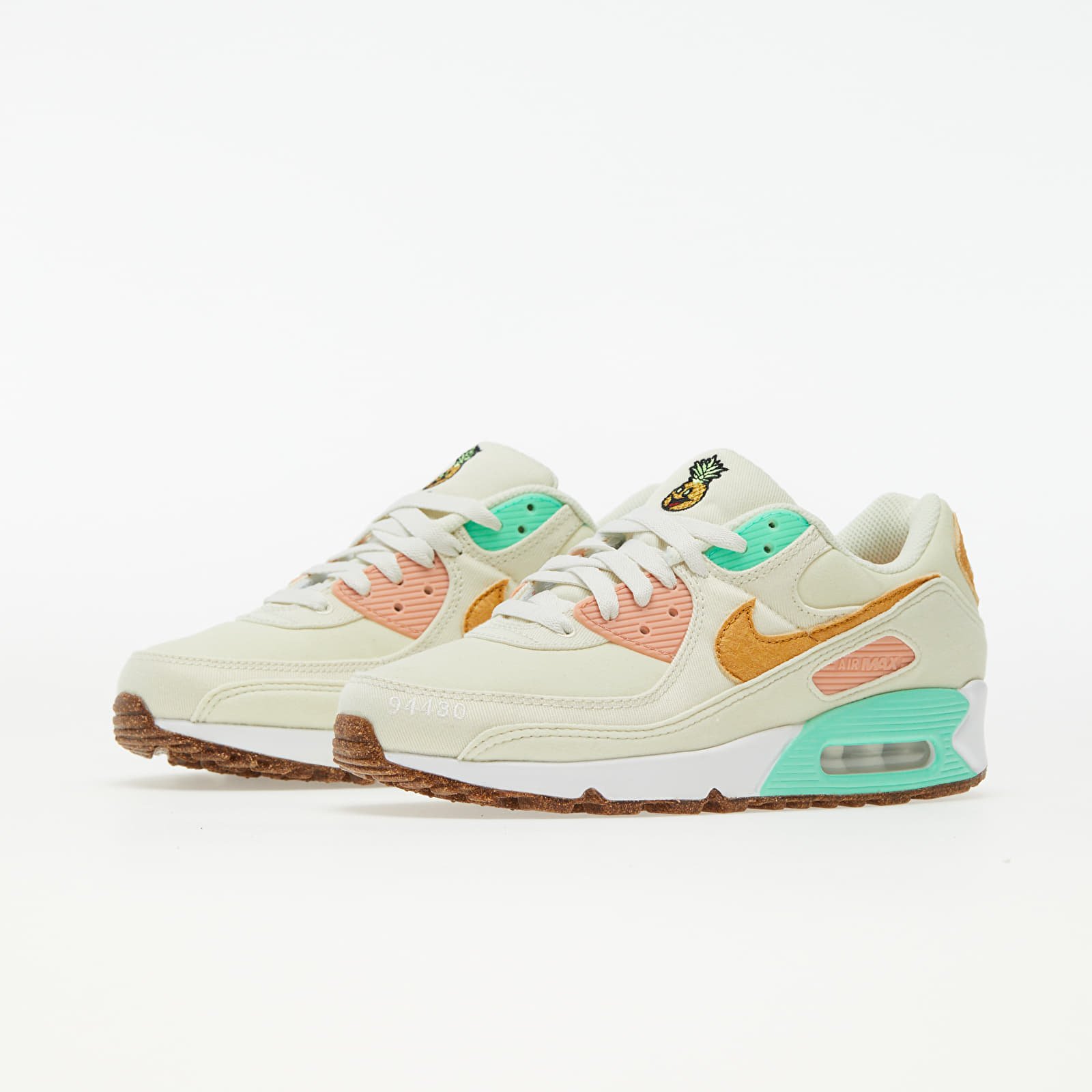 Zapatillas mujer Nike W Air Max 90 LX Coconut Milk/ Metallic Gold-Green Glow