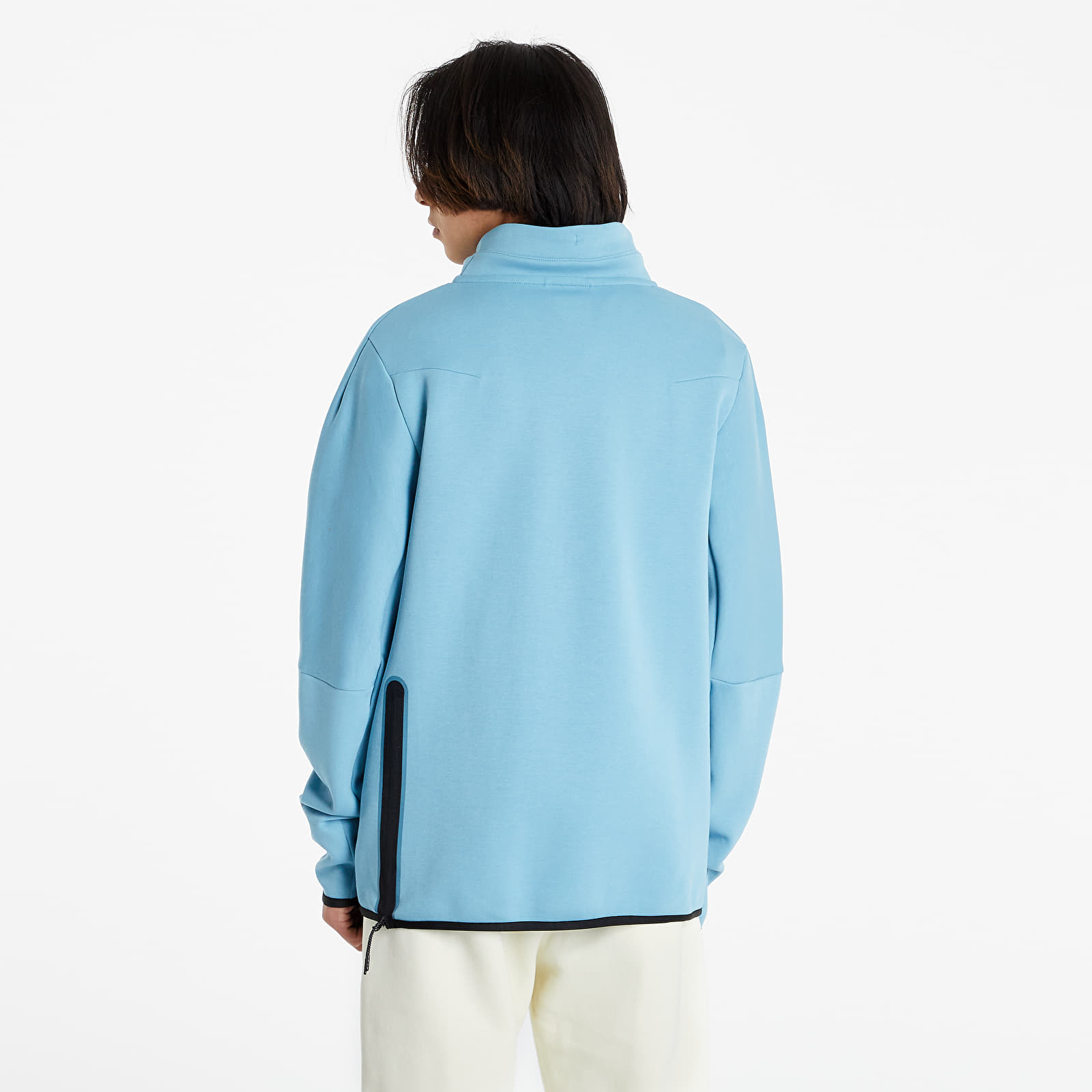 Hoodies and sweatshirts  Nike Sportswear Tech Fleece LS FNL Nk Top Cerulean/ Black