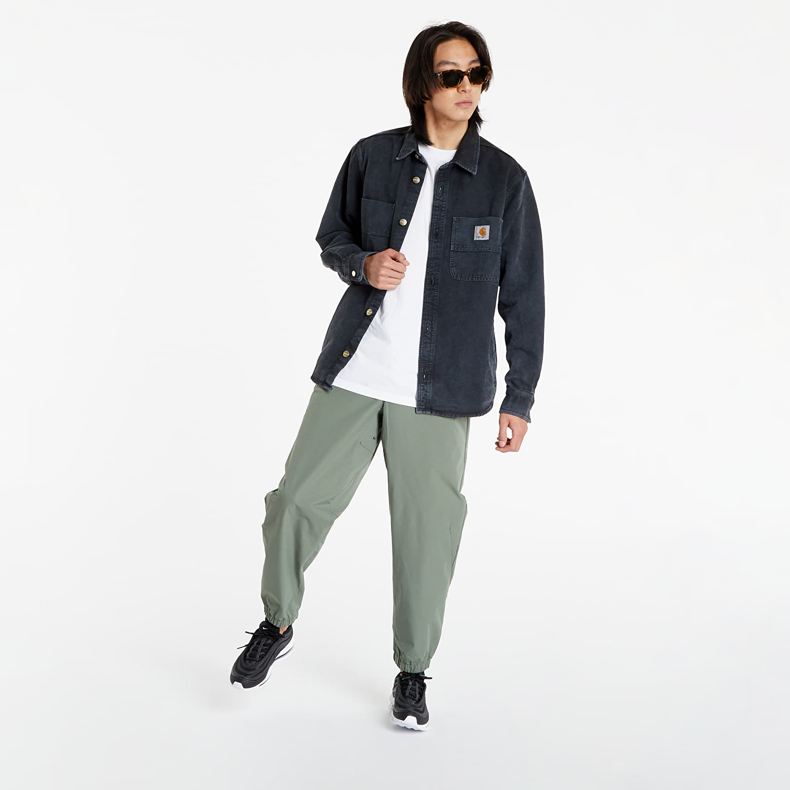 Jackets Carhartt WIP Glenn Shirt Jacket Dark Navy