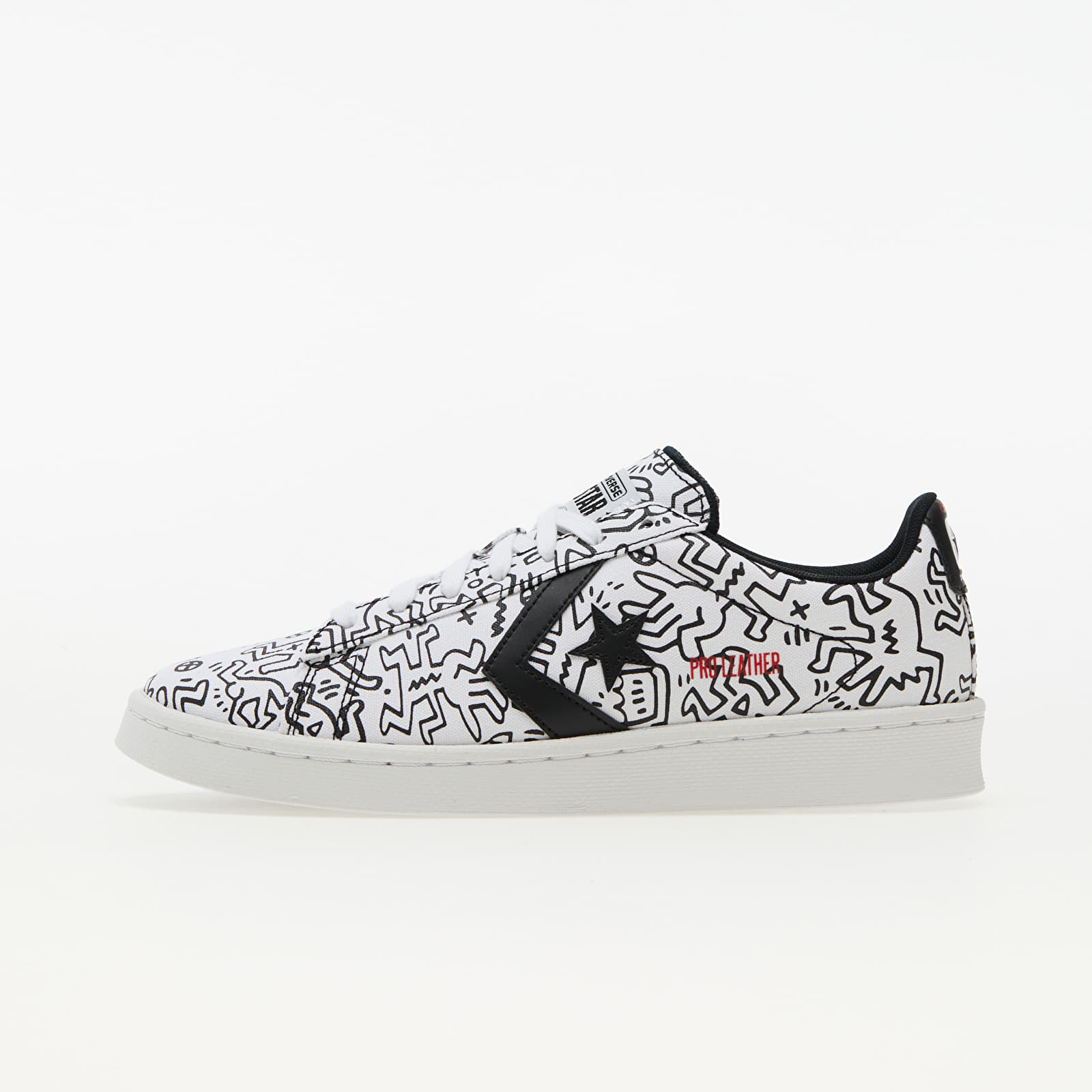 Men's shoes Converse x Keith Haring Pro Leather OX White/ Black/ Red