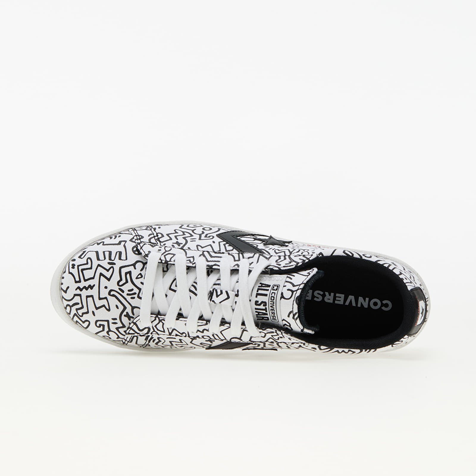 Pánské tenisky a boty Converse x Keith Haring Pro Leather OX White/ Black/ Red