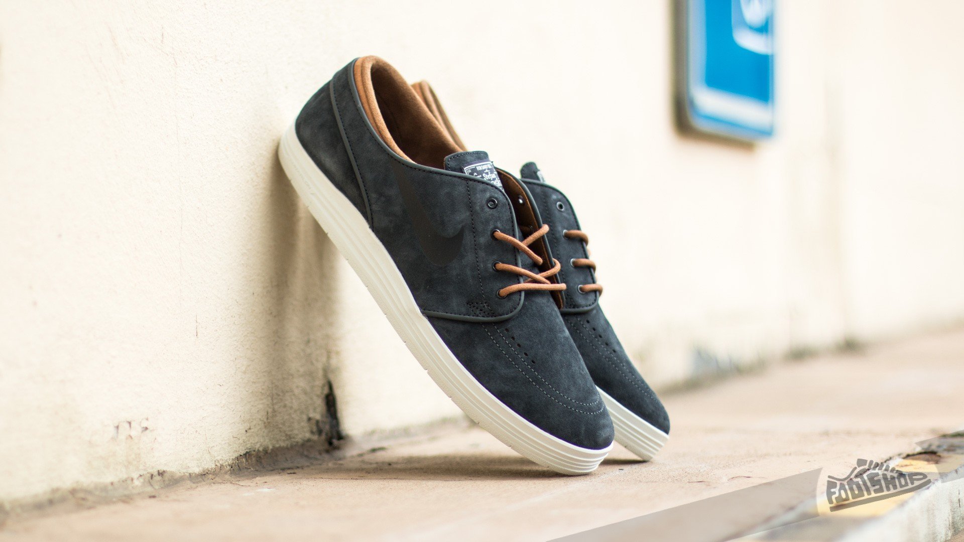 Férfi cipők Nike Lunar Stefan Janoski Anthracite/ Black-Ale Brown