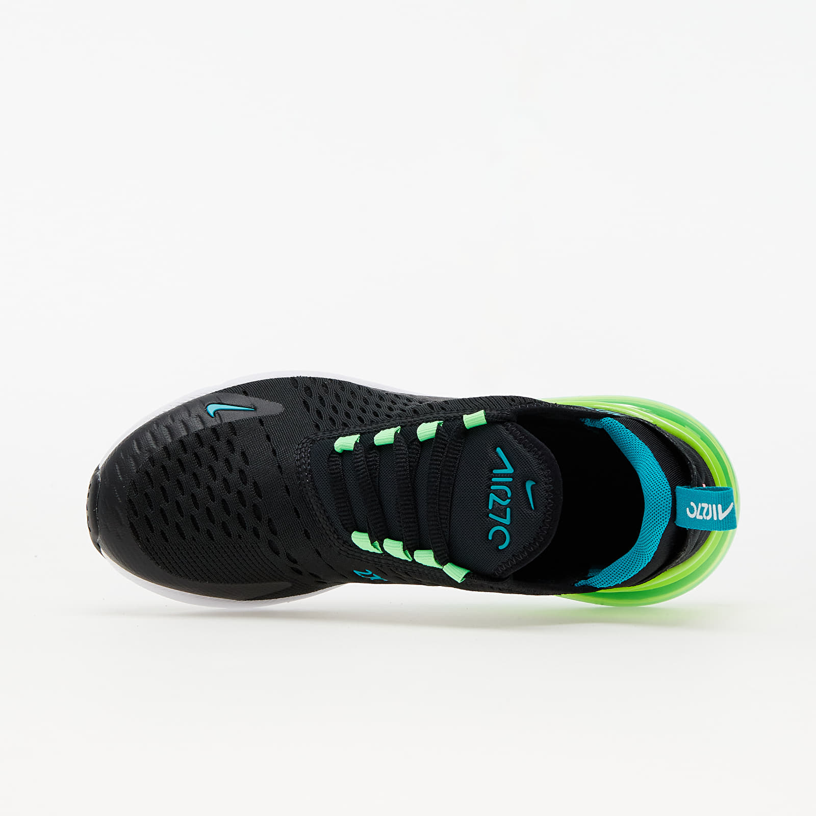Ténis e sapatos para crianças Nike Air Max 270 (GS) Black/ Aquamarine-Green Strike-White