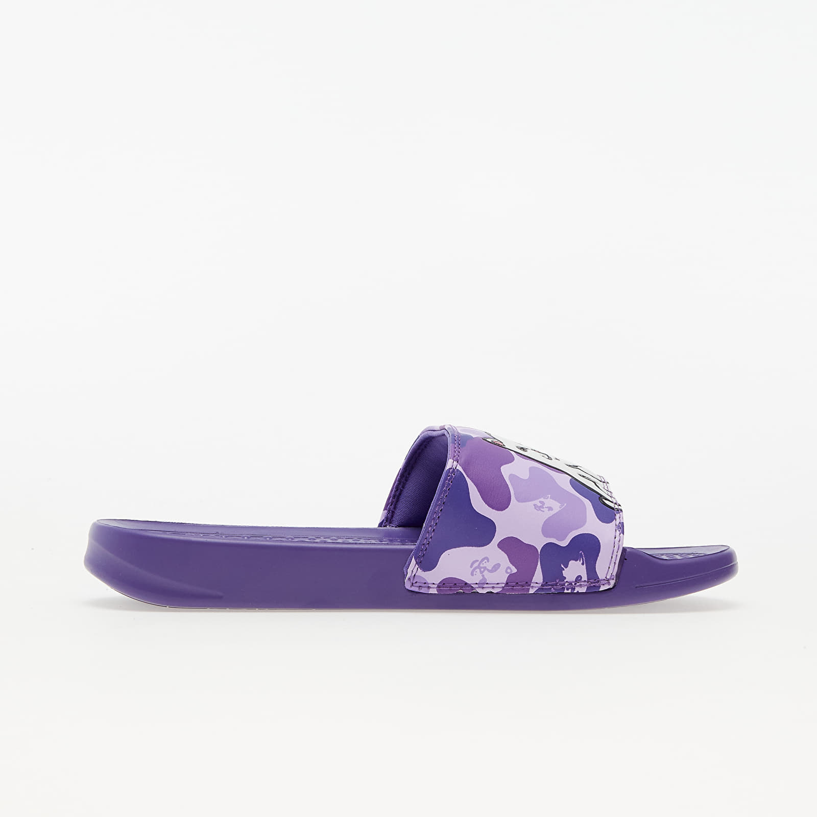 Ripndip purple best sale camo slip ons