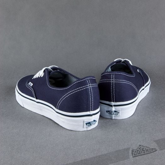 Dark navy vans authentic hotsell