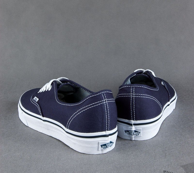 Men s shoes Vans Authentic AngStrpLng Dark Blue True White Footshop