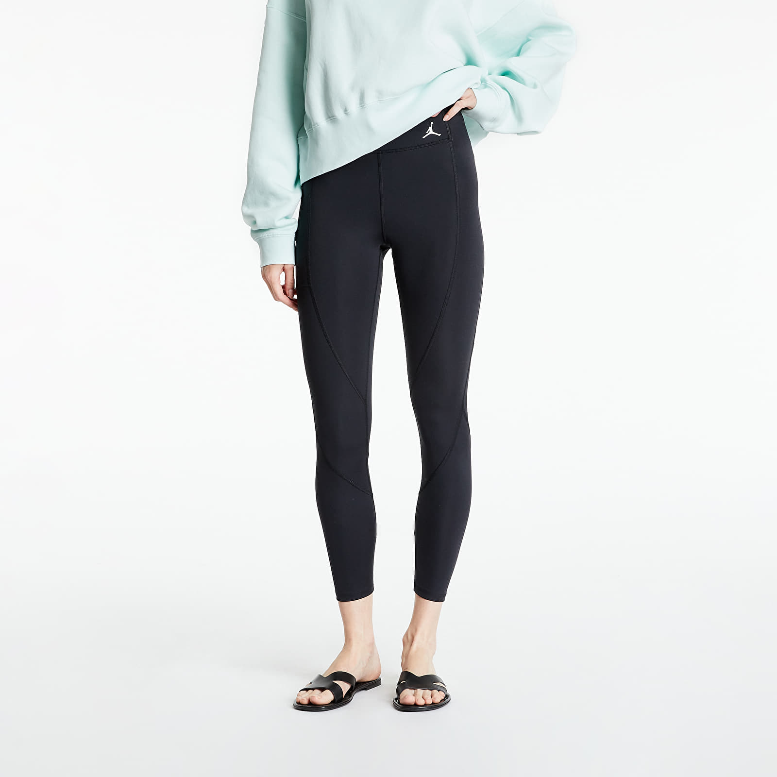 Hlače Jordan 7/8 Essential Leggings Black