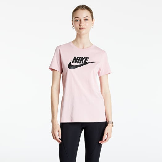 T shirts Nike Sportswear W Essential T Shirt Pink Glaze Black