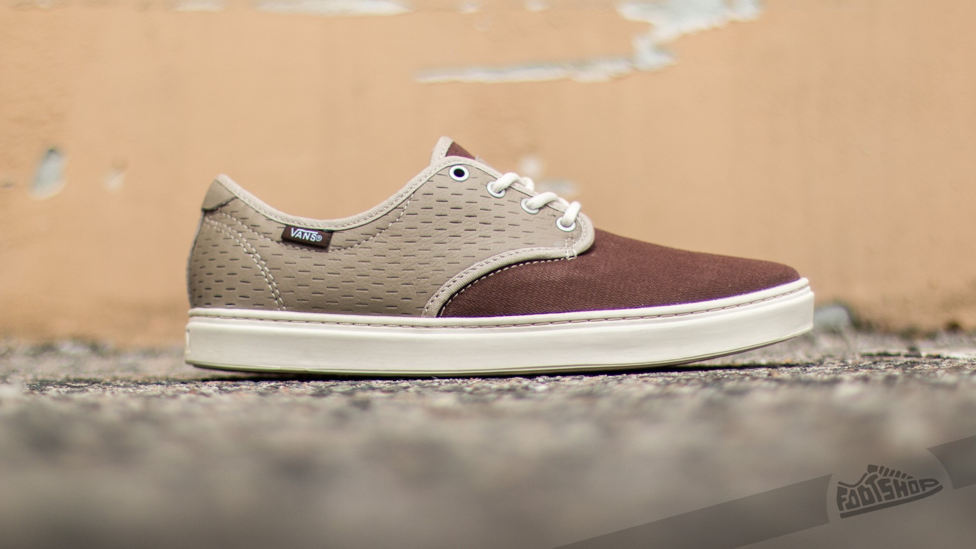 Pánske tenisky a topánky Vans Ludlow (Herringbone) Brown/ Khaki/ Antique