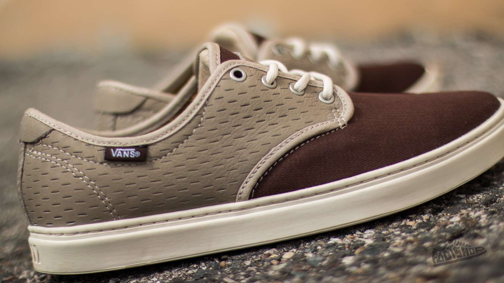 Pánske tenisky a topánky Vans Ludlow (Herringbone) Brown/ Khaki/ Antique