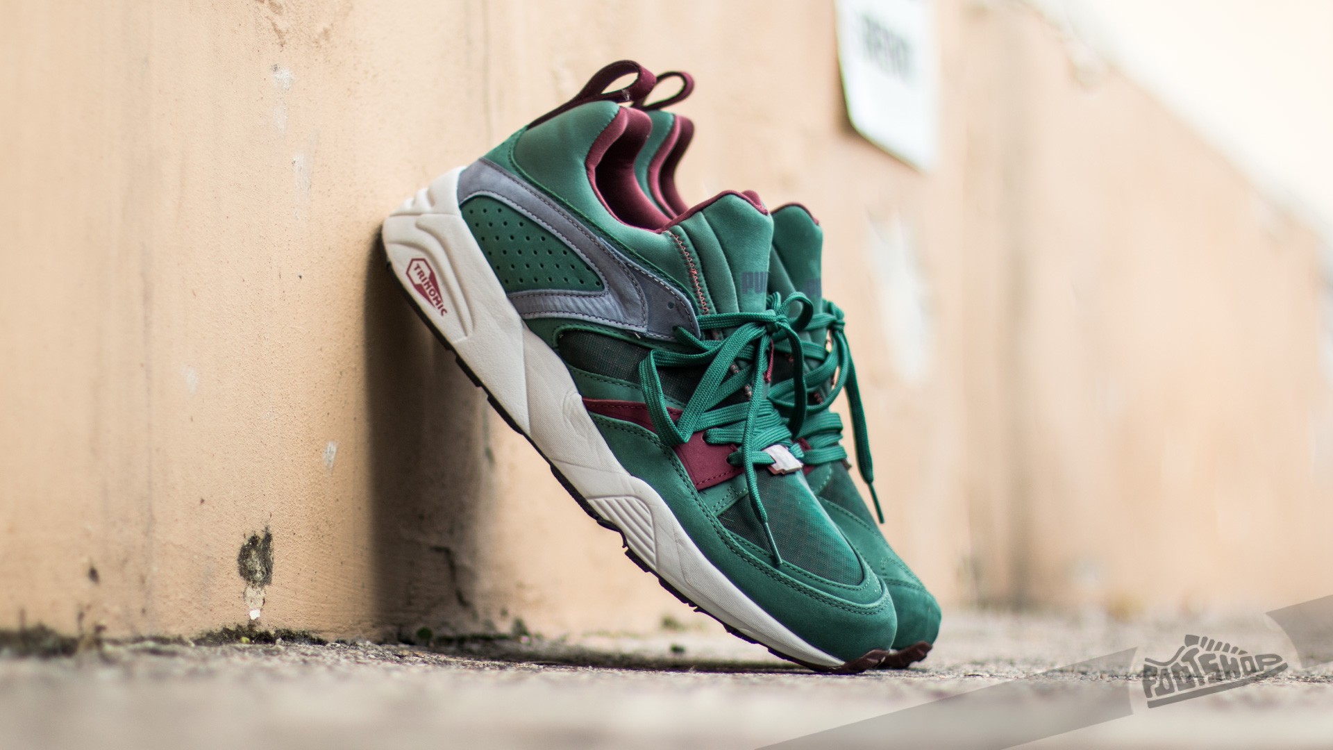 Men s shoes Puma Blaze Of Glory Trinomic CRKL Posy Green Footshop