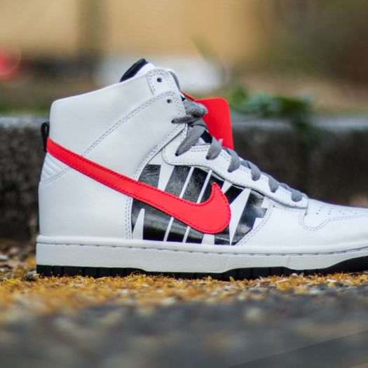 nike dunk lux high undftd white infrared