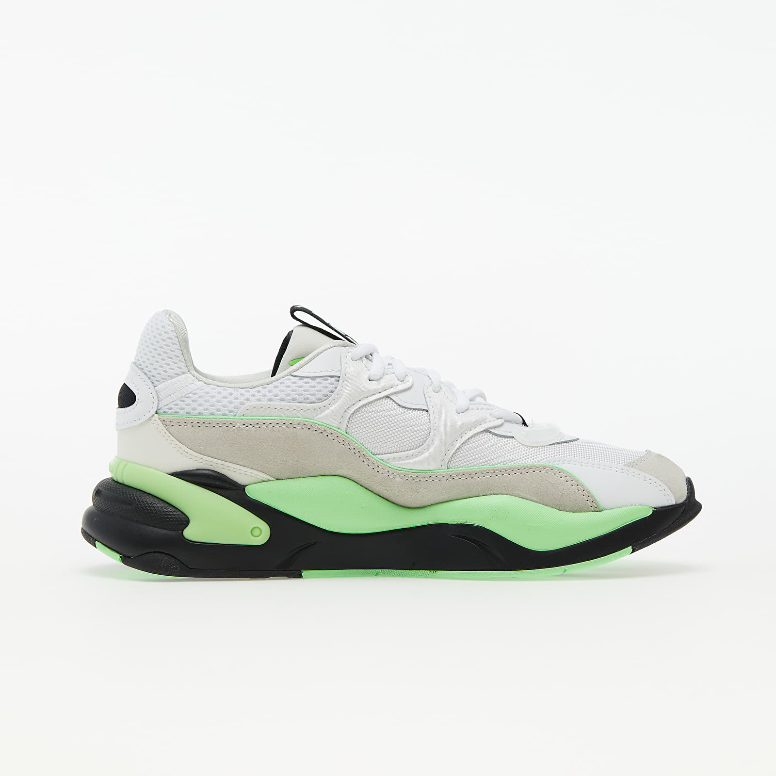 Puma rsx white green top
