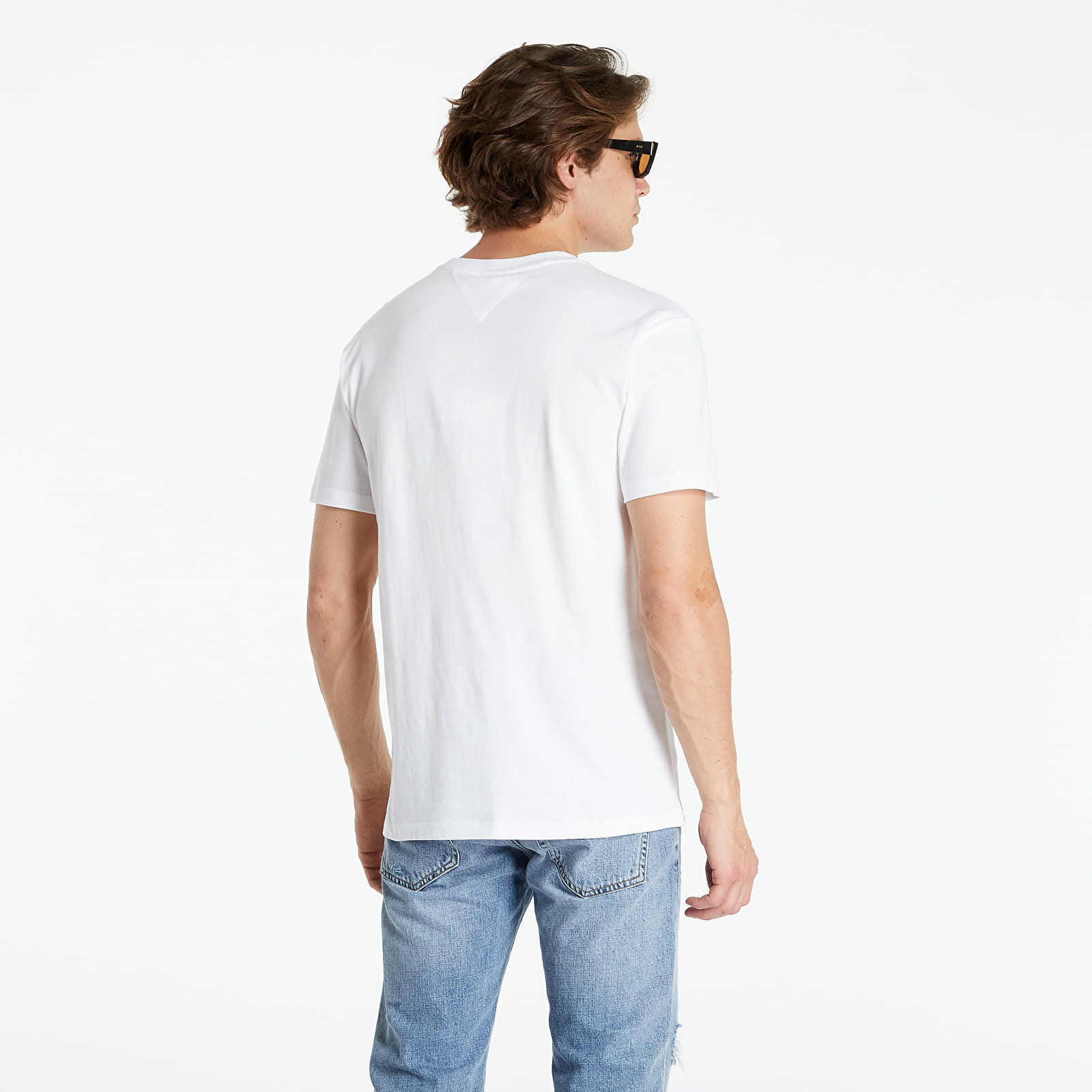 T shirts Tommy Jeans TJM Small Text Tee White Footshop
