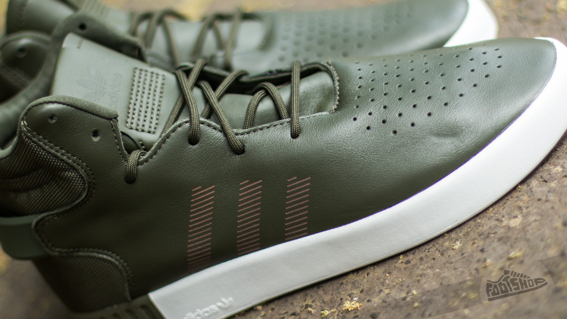 Pánské tenisky a boty adidas Tubular Invader Night Cargo/ Night Cargo/ Vintage White