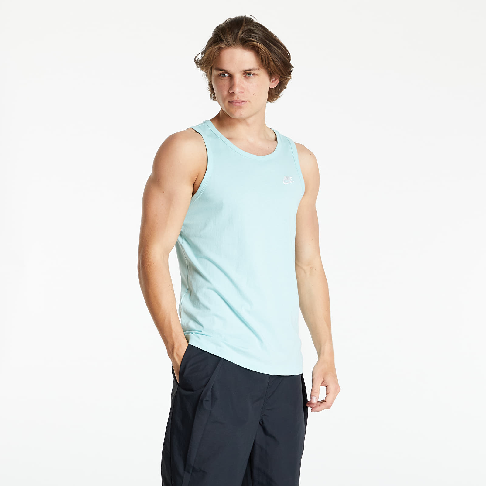 Vests Nike Sportswear Men's Tank Light Dew/ White