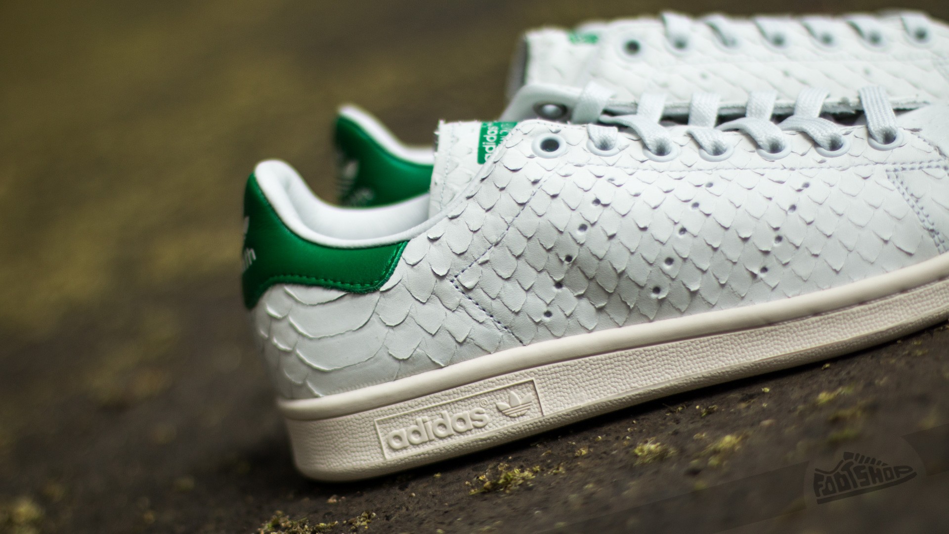 Dámské tenisky a boty adidas Stan Smith W Crystal White/ Crystal White/ Green