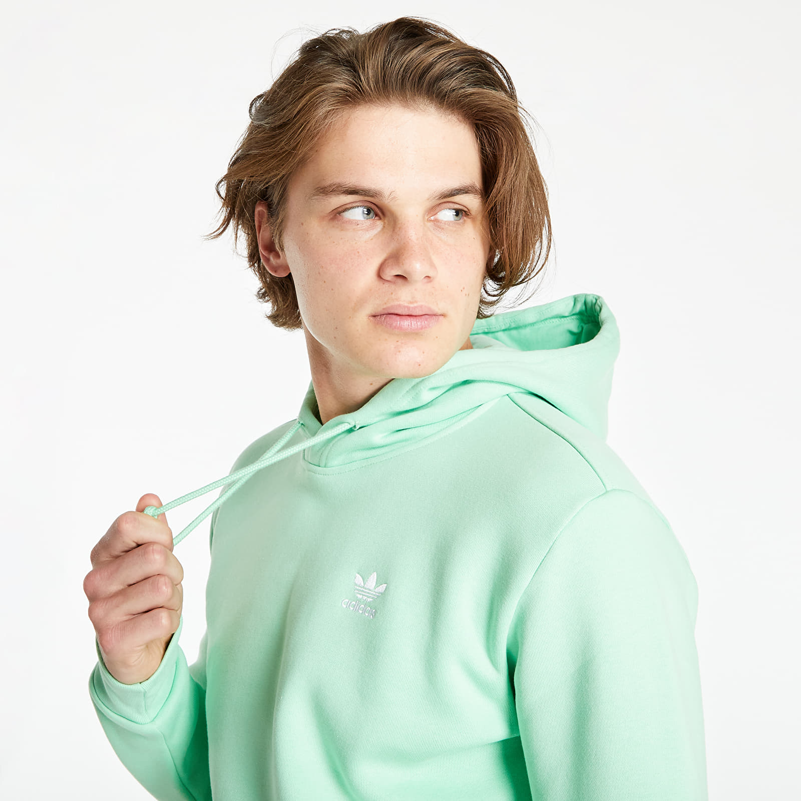 Sweatjacken und Sweatshirts adidas Essential Hoody Glory Mint Footshop