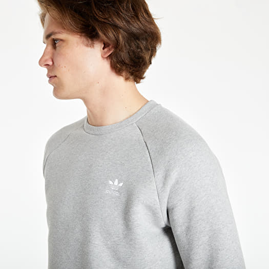 Hoodies and sweatshirts adidas Essential Crew Medium Grey Heather | Footshop | T-Shirts
