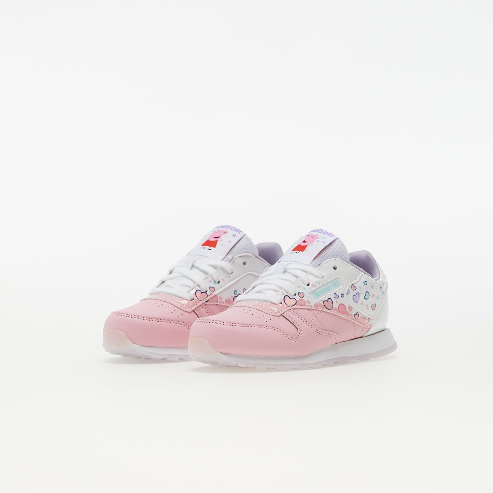 Gyerek sneakerek and cipők Reebok x Peppa Pig Classic Leather Light Pink/ Ftwr White/ Purple Glow