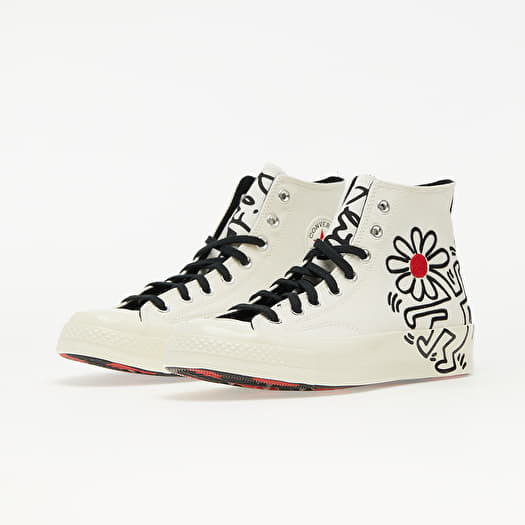 Men's shoes Converse x Keith Haring Chuck 70 Hi Egret/ Black/ Red