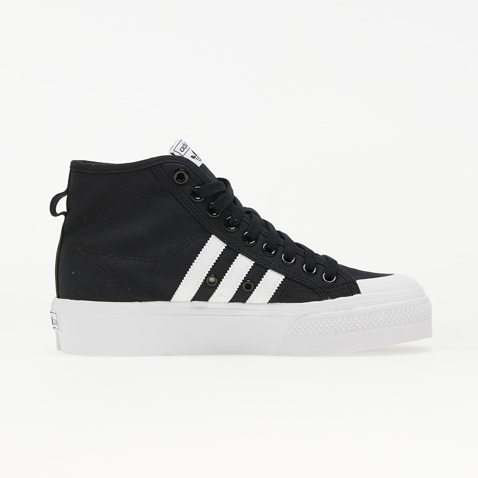 Dámske topánky a tenisky adidas Nizza Platform Mid W Core Black/ Ftw White/ Ftw White