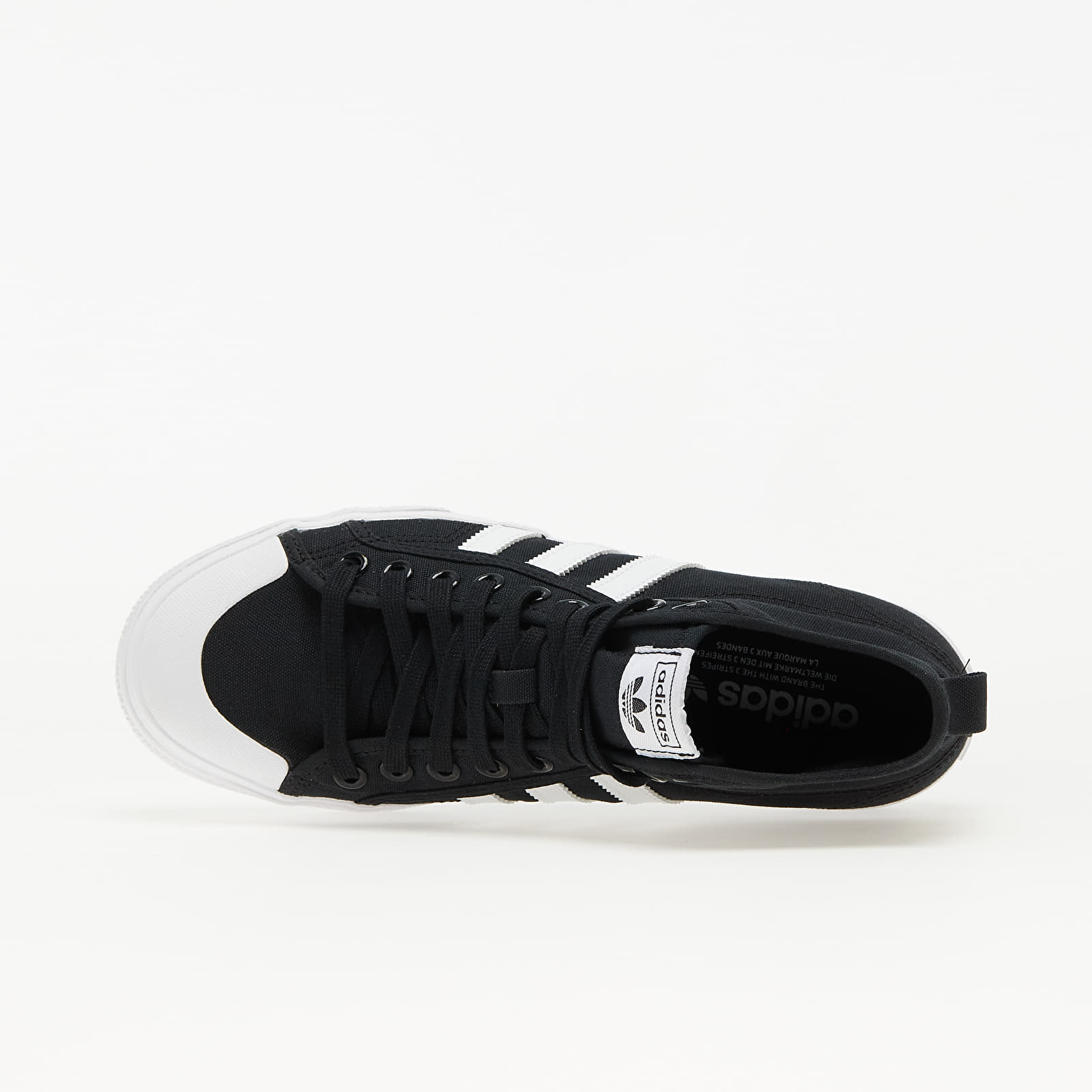 Dámske topánky a tenisky adidas Nizza Platform Mid W Core Black/ Ftw White/ Ftw White